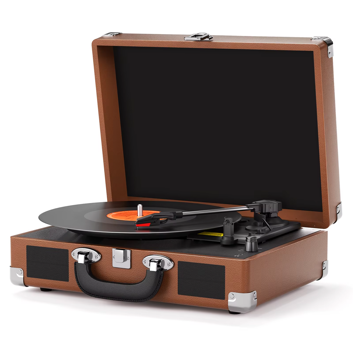 Platine vinyle valise portable - Bluetooth et haut-parleurs intégrés