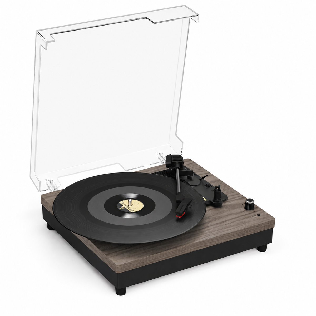 Platine vinyle Bluetooth 3 vitesses - haut-parleurs intégrés et sortie RCA