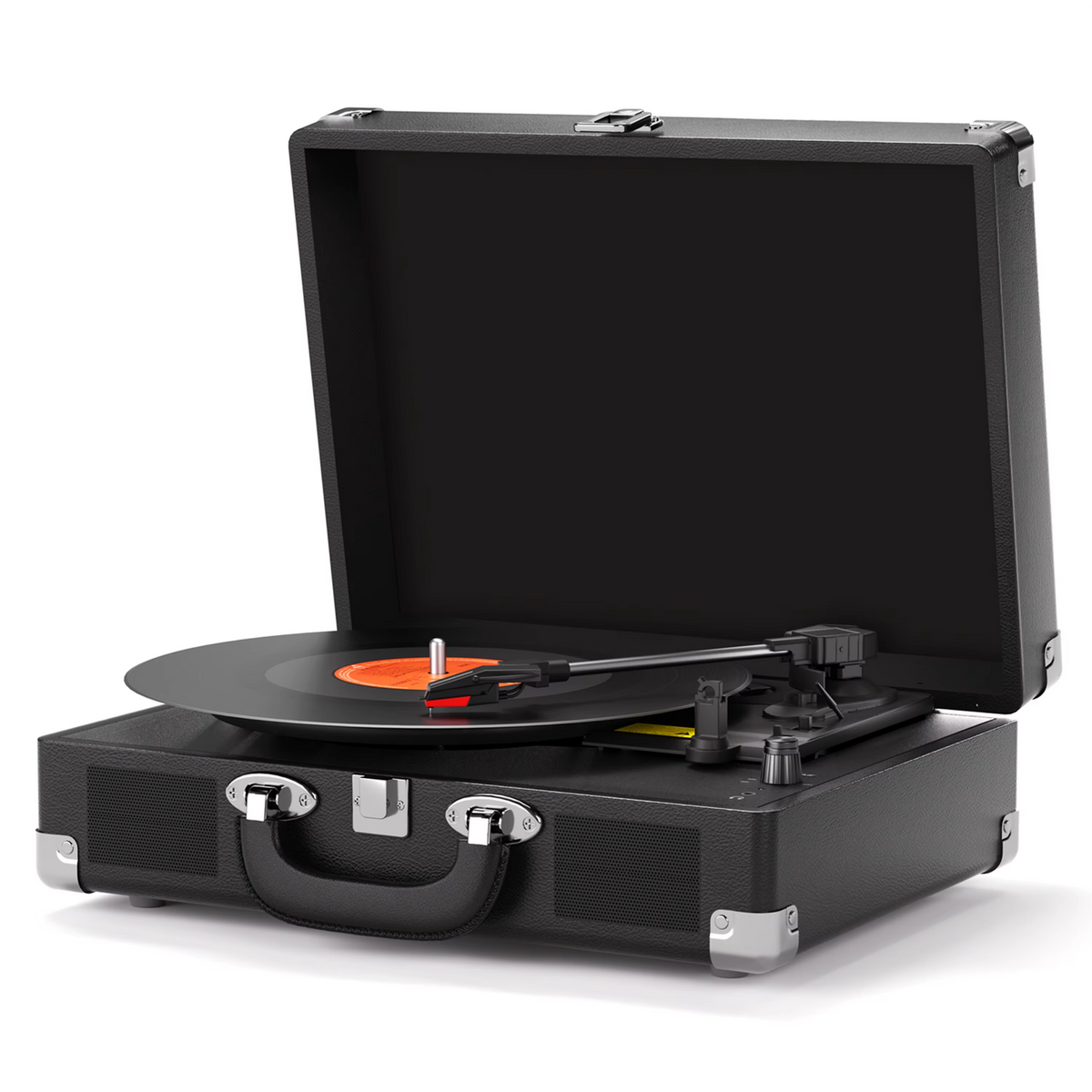 Platine vinyle valise portable - Bluetooth et haut-parleurs intégrés
