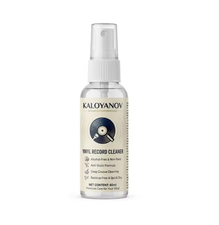 Kit de nettoyage vinyle 5 pièces - solution antistatique sans alcool