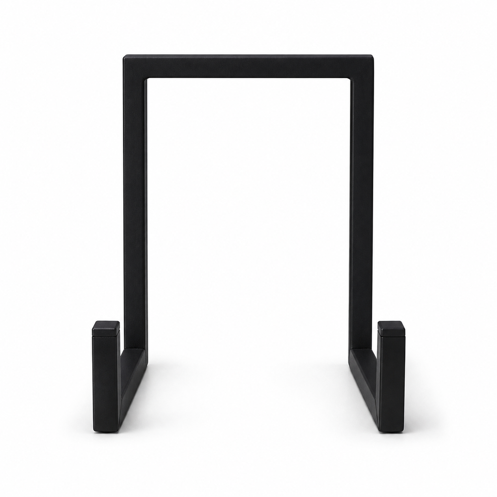 Range-disques métal noir - pour une dizaine de vinyles 30 cm
