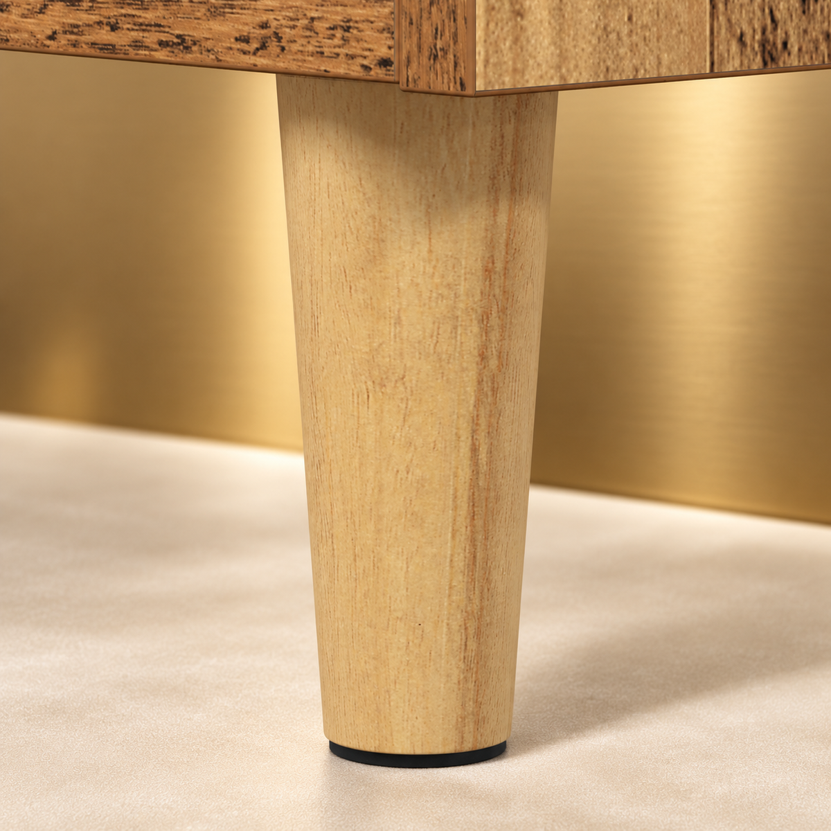 Meuble à vinyles 4 casiers - 47 cm, plateau pour platine